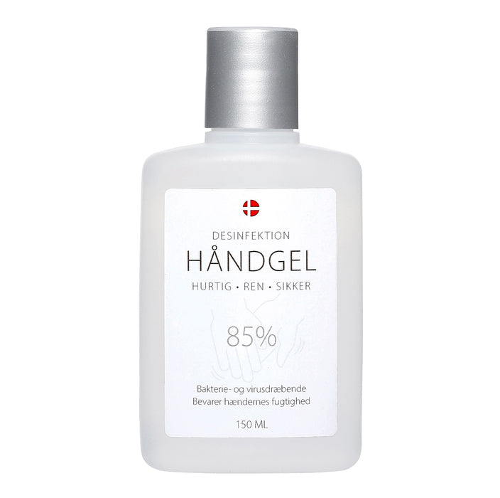 Håndsprit GEL 150 ml. 85%. Desinfektionssprit, håndsprit, alkoholbaseret hånddesinfektionsmiddel. Anvendes først og fremmest inden for pleje og omsorg, for at undgå overførsel af smitte. Håndsprit til hænder